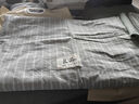无印良品A类全棉条纹床单单件 被单双人纯棉245*250cm双人床上用品 实拍图