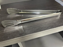膳大皇（SHDO）316不锈钢食品夹子 厨房牛排夹菜夹子烧烤夹烤肉夹食物夹子馒头夹 抗菌316：加大号33cm 实拍图