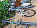 凤凰（Phoenix）折叠山地自行车男女成人学生青少年单车双减震碟刹轻便变速折叠车 白兰辐条轮/显档变速/三套全轴承 24速高配-26寸（身高160-185CM） 实拍图