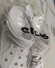 crocs卡骆驰洞洞鞋贝雅卡骆班轻便耐磨一脚蹬休闲鞋|205089 白/深蓝-126 40 (250mm) 实拍图