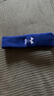 安德玛（Under Armour）运动发带男女止汗带吸汗头带跑步导汗带篮球防汗头巾箍护额 蓝色 实拍图