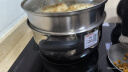 爱仕达汤锅304不锈钢蒸锅蒸屉蒸笼电磁炉燃气灶通用TS24B1WG-Z 24CM 实拍图
