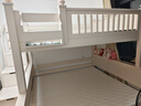 芬丽斯 实木儿童简约轻奢奶油风高低上下铺床男女孩成人子母高箱两层床 爬梯床+书架+双抽+梯柜+2张床垫 下铺1.8*1.9米 上铺1.5*1.9米 实拍图