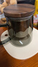 京东京造 远山泡茶杯 茶水分离高硼硅玻璃具礼物男士【不锈钢茶漏】 440ml 实拍图