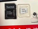 闪迪（SanDisk）256GB TF(MicroSD)内存卡 4K极速金卡A2 V30 U3行车记录仪 运动相机无人机 监控存储卡 读190MB/s 实拍图