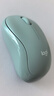 罗技（Logitech）M221 轻音鼠标 无线鼠标 办公鼠标 对称鼠标 带无线微型接收器 薄荷绿 实拍图