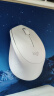 罗技（Logitech）M275鼠标 无线鼠标 办公鼠标 右手鼠标 白色 带无线2.4G接收器 实拍图