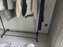 楠叶 晾衣架落地 简易双层多功能衣架 卧室挂衣架 阳台衣架SXC-10 实拍图