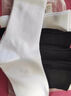 xiaohuajiao长袜子男士春秋冬四季黑白纯色高筒长筒高帮运动篮球袜保暖70%棉 5白 均码（37~43） 实拍图