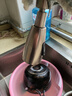 一靓厨房抽拉式龙头喷头伸缩龙头防溅水花洒替换配件出水嘴抽拉喷头 B1款：小蛮腰出水 拉丝 实拍图