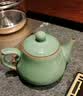 涵青堂青瓷功夫茶具泡茶壶 龙泉纯色哥窑冰裂纹单壶 普洱小容量小茶壶  大号茶壶  哥窑梅子青开片 350ml 实拍图
