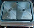 美的（Midea）钛陶0氟多功能锅超薄速沸电火锅不锈钢蒸锅鸳鸯火锅专用锅蒸煮一体煎烤料理锅332266S 实拍图