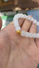 罗威宝格足金999黄金手链配件女KT猫编织戒指送女友生日礼物红绳手串 足金kt猫约0.11g 实拍图