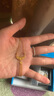 中国黄金（CHINA GOLD）足金精品幸福花嫁流苏黄金套链项链送女友老婆生日七夕情人节礼物 约 5.8g（克重多退少补） 实拍图