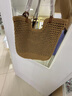 CinvaiKrose包包女包编织托特包女2025新款沙滩单肩腋下包生日礼物 卡其色 实拍图