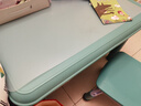 希伯熊 儿童桌子幼儿园套装塑料小桌椅宝宝学习吃饭孩子书桌游戏升降 80*60墨蓝升降带加固一桌一椅 实拍图
