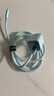ANKER安克充电器套装 30W控温快充套装1.8m C口充电头+100W编织线 适用iPhone15/华为/荣耀 蓝色 实拍图
