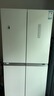 西门子（SIEMENS）550升博纳臻鲜十字门对开四门冰箱铂金抗菌净味一级能效变温储鲜大容量冰箱金属白色KC550281EC 实拍图