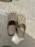 卡骆驰crocs洞洞鞋贝雅男鞋女鞋轻便耐磨一脚蹬拖鞋休闲鞋|10126 卵石色-2V3 43 (270mm) 实拍图