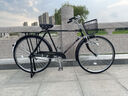 永久老款上海永久自行车26/28寸成人二八大杠男女式复古杆闸轻便单车 28寸ZA42邮政黑色+大礼包 晒单实拍图