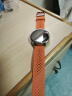 KMaxAI适用小米手表Watch S4/S4 Sport液态硅胶表带 S1/S2/S3 Pro手表带 Color运动版透气替换表链 橙色 实拍图