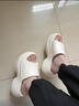 铂呐苓厚底拖鞋女2025新款夏季外穿增高家居防滑海边沙滩踩屎感eva凉拖 白色【简约版】 38-39 【标准码】 实拍图
