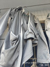【轻薄凉感】网眼防晒衣男士新款潮流连帽外套透气户外钓鱼服外套 JY-网眼防晒衣【2件】浅灰+黑色 2XL （130-145斤） 实拍图