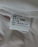 尚都比拉春秋一字领上衣显瘦长袖t恤女宽松高级感内搭打底衫 云白 L  实拍图