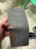 蔻一（Cnoles）男士短款多功能钱包皮钱夹卡包多卡位百搭零钱包礼盒装生日礼物送爸爸男朋友老公实用 梦幻灰 实拍图