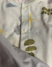 童泰（TONGTAI）婴儿短袖连体衣夏季初生宝宝衣服外出哈衣爬服提花紫色80cm 实拍图