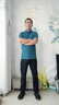 罗蒙（ROMON）爸爸夏装套装父亲夏季冰丝短袖t恤中老年休闲运动服套装男士速干 756海蓝【短袖+长裤】 2XL 【建议140斤-160斤】 晒单实拍图