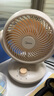 美的（Midea）【小型风扇】轻音台式桌面空气循环扇家用柔风电风扇宿舍办公迷你台扇落地扇空调伴侣 GAF18AD 实拍图