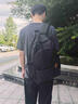 JEEP双肩包男大容量休闲背包女高中大学生书包2025新款电脑包旅行包 黑色 实拍图