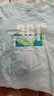 361°童装 儿童短袖2025夏季男女童6-14岁印花短T恤 蓝140 实拍图