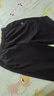 特步（XTEP）男女童小中大童儿童经典百搭针织裤子保暖加绒运动长裤 纯正黑 【9097春秋】 175 cm 实拍图