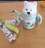 babycare儿童保温杯婴儿宝宝学饮杯吸管水杯水壶霸王龙不锈钢上学450ml 实拍图