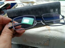 依视路（ESSILOR）男女款商务超轻镜框可配依视路镜片光学近视定制防蓝光平光眼镜 【新品】金属-眉框-2070SV-银色 镜框+依视路A4防蓝光1.60现片 实拍图