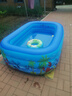 曼比鱼 儿童游泳池环保宝宝游泳池桶婴儿游泳池家用儿童充气游泳池浴盆 三层200cm电泵尊享套餐 实拍图