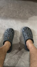海澜之家（HLA）凉鞋男士休闲洞洞鞋包头拖鞋HAALXM2EBK035 灰色40/41(双码) 实拍图