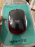 罗技（Logitech）M185鼠标 无线鼠标 办公鼠标 对称鼠标 黑色灰边 带无线2.4G接收器 实拍图