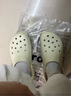 卡骆驰crocs经典云朵老爹鞋洞洞鞋时尚百搭女鞋拖鞋一脚蹬|206750 骨白色-2Y2(含智必星) 38 (240mm) 实拍图