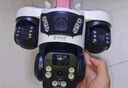 镭威视4g三摄像头室户外终身免流量监控器家用无需连wifi手机远程360度无死角带高清夜视全景不网线农村 实拍图