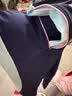 李宁（LI-NING）儿童泳衣女童中大童长袖长裤连体防晒海边温泉泳装719 藏青 130 实拍图