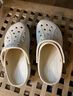 卡骆驰crocs洞洞鞋贝雅卡骆班轻便耐磨一脚蹬休闲鞋|205089 冬日白/彩色-1LI 37 /38(230mm) 实拍图