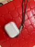 耳机保护壳 适用苹果AirPods pro保护套AirPods无线蓝牙耳机套透明保护壳TPU防摔晶透软壳 AirpodsPro2代+Incase挂绳 实拍图