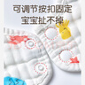 安可新 婴儿围嘴【4条装】宝宝纯棉8层纱布可洗式儿童围兜 27*28cm 实拍图