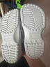 卡骆驰crocs洞洞鞋贝雅男鞋女鞋轻便耐磨一脚蹬拖鞋休闲鞋|10126 卵石色-2V3 41 /42(260mm) 实拍图