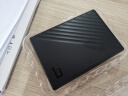 西部数据（WD）4TB 移动硬盘 USB3.0 My Passport随行版2.5英寸 白 机械硬盘 笔记本电脑外接 大容量加密存储 实拍图