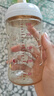 贝亲（Pigeon）新生婴儿 防胀气双把手PPSU奶瓶 240ml 猫头鹰 L号 6个月+ AA221 实拍图