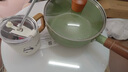 美厨（maxcook）雪平锅 锤纹铝合金不粘奶锅 煮面汤锅宝宝辅食锅 炉灶通用MCJ6125 实拍图